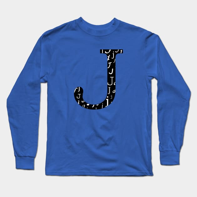 J Filled - Typography Long Sleeve T-Shirt by gillianembers